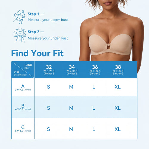 Sennovo™ Strapless Bra