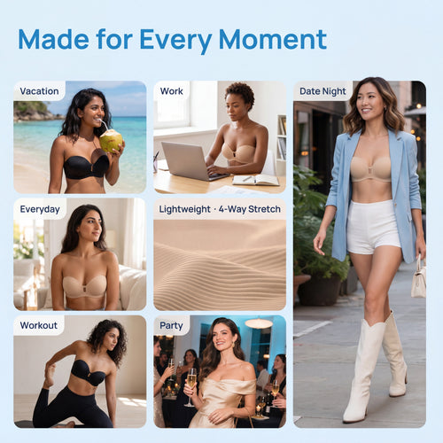 Sennovo™ Strapless Bra